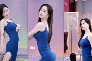 【抖音 卿幂】神似明星，蓝衣热舞~~~~【1V】深夜宿舍-仓鼠控的第二选择