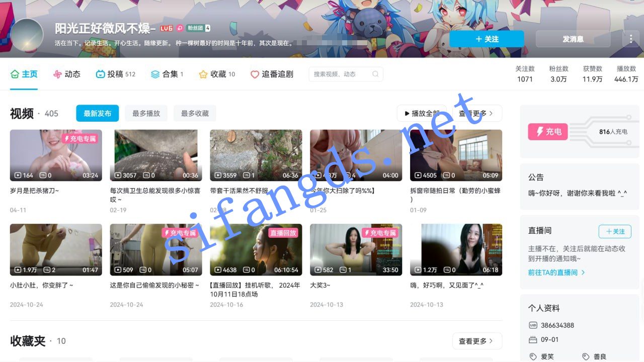 B站 阳光正好微风不燥 吊钟巨乳良家 露点 阳具自慰 勾引【13V】【1.05G】