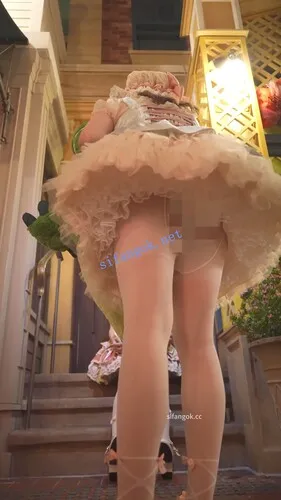 (BC-AA-614)公主裙白丝萌妹..镜头前弯腰拍照蕾丝内贴镜头【1V】【434M】