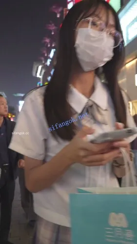 (BC-AA-620)制服jk小学妹逛街买刮刮乐..透心凉CD粉内夹出13缝【1V】【321M】